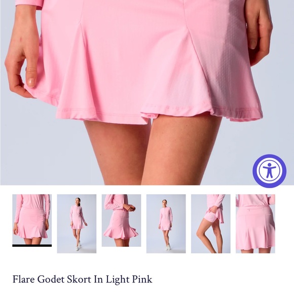 G lifestyle flare skort - Picture 6 of 7